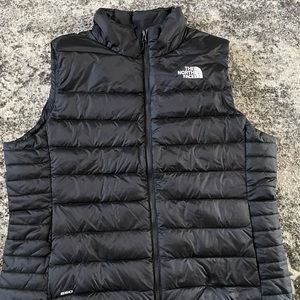 North Face Like New Black Vest Size XXL
